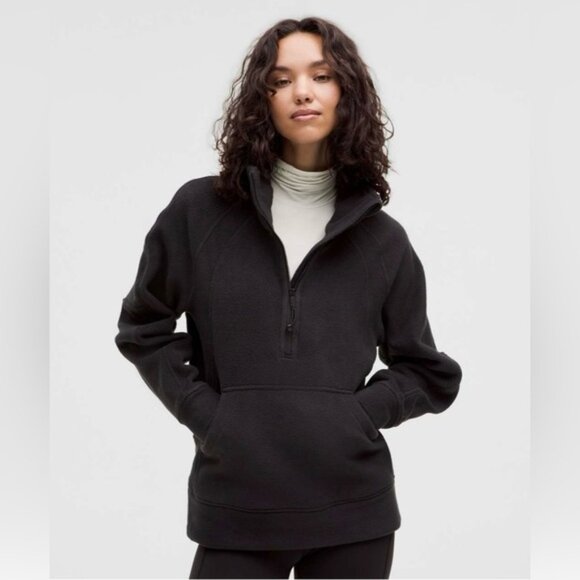 Lululemon Scuba Tumbled Fleece Funnel-Neck Half Zip New with tags - Picture 1 of 5